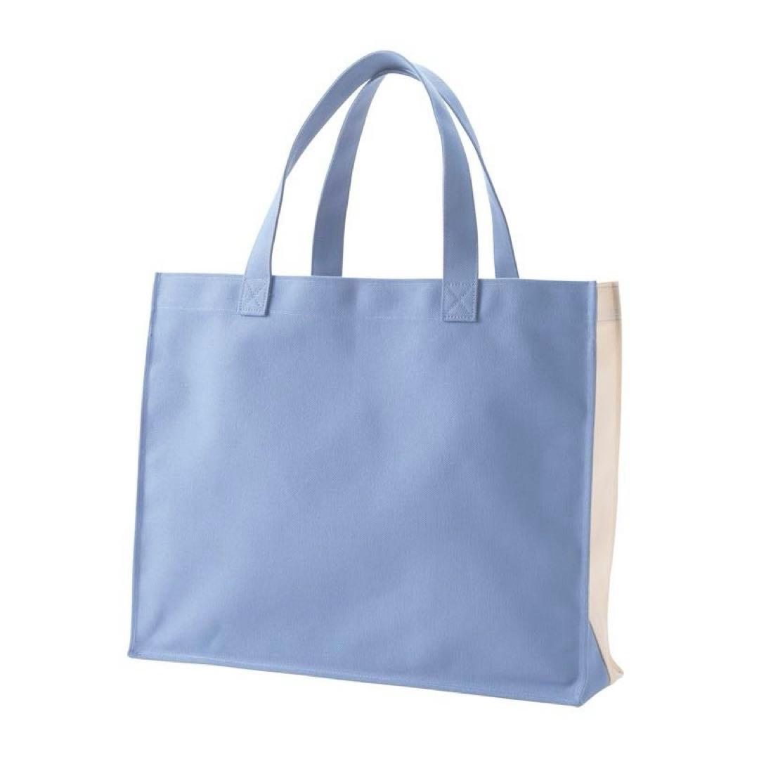 未使用★familiar ファミリア トートバッグ 推し活 水色 ママバッグ