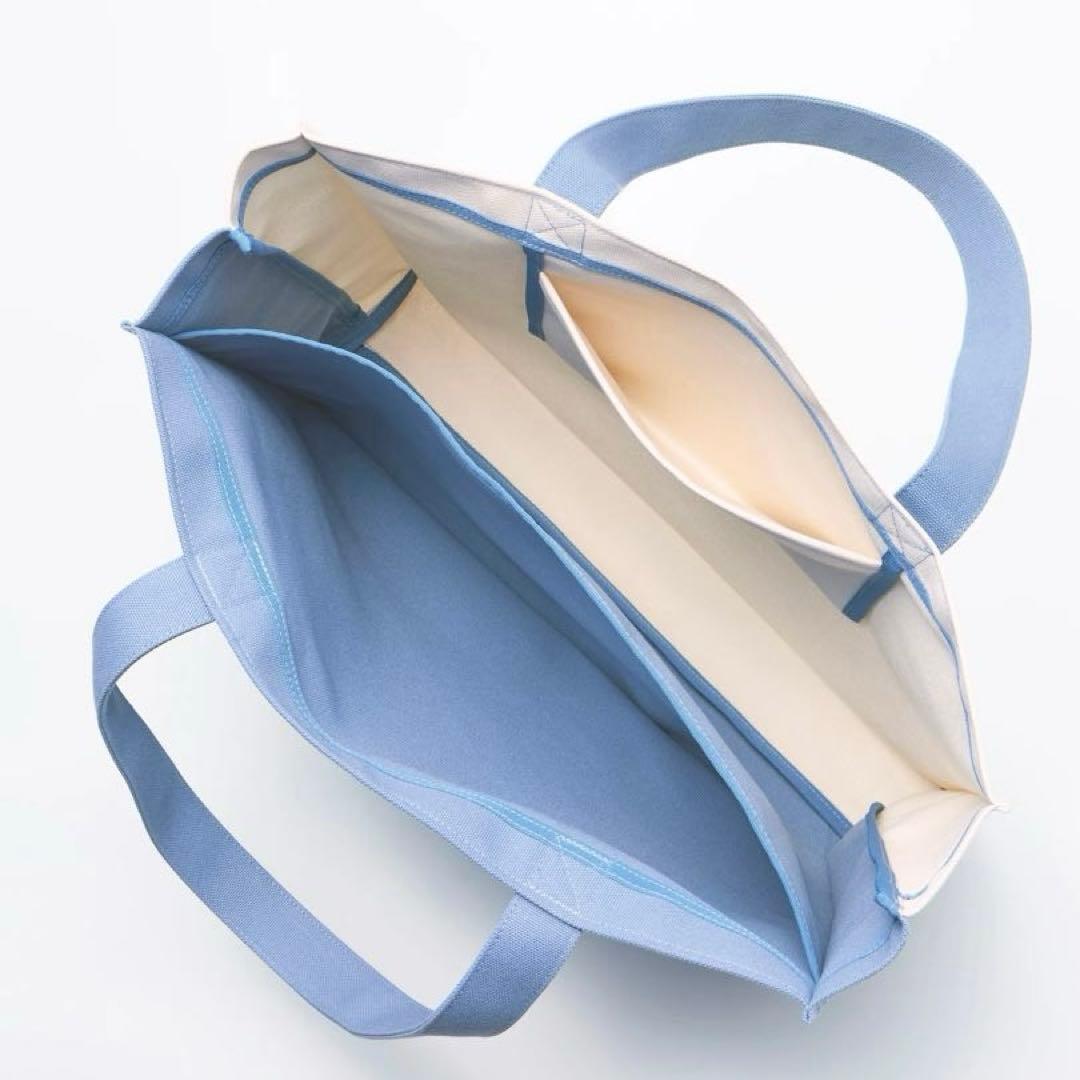 未使用★familiar ファミリア トートバッグ 推し活 水色 ママバッグ