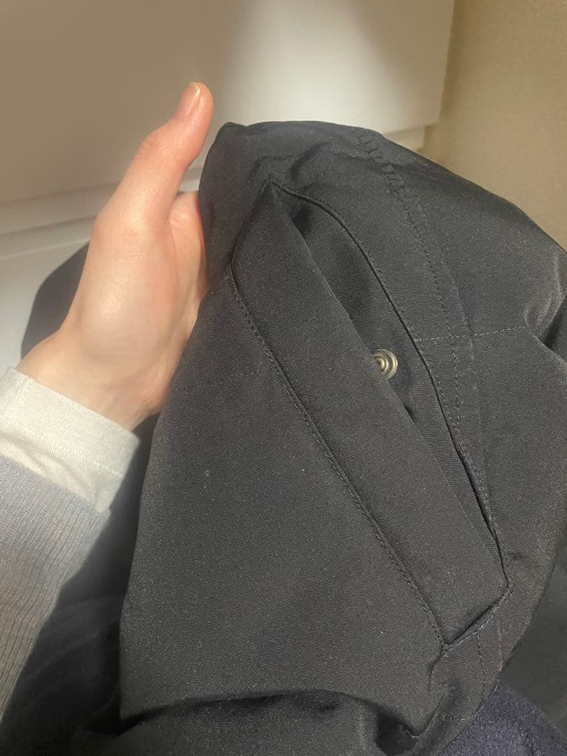 【DANTON】キルトダウンコート ブラック38