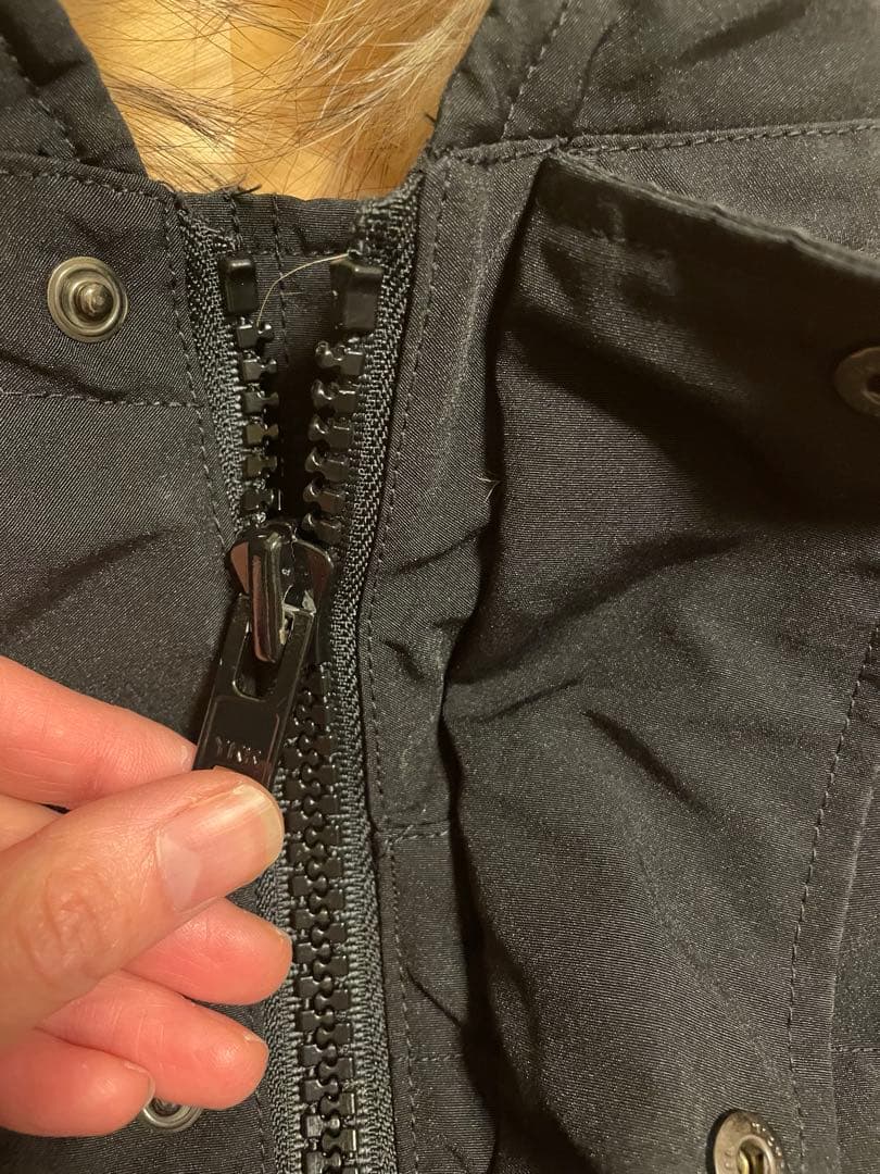 【DANTON】キルトダウンコート ブラック38