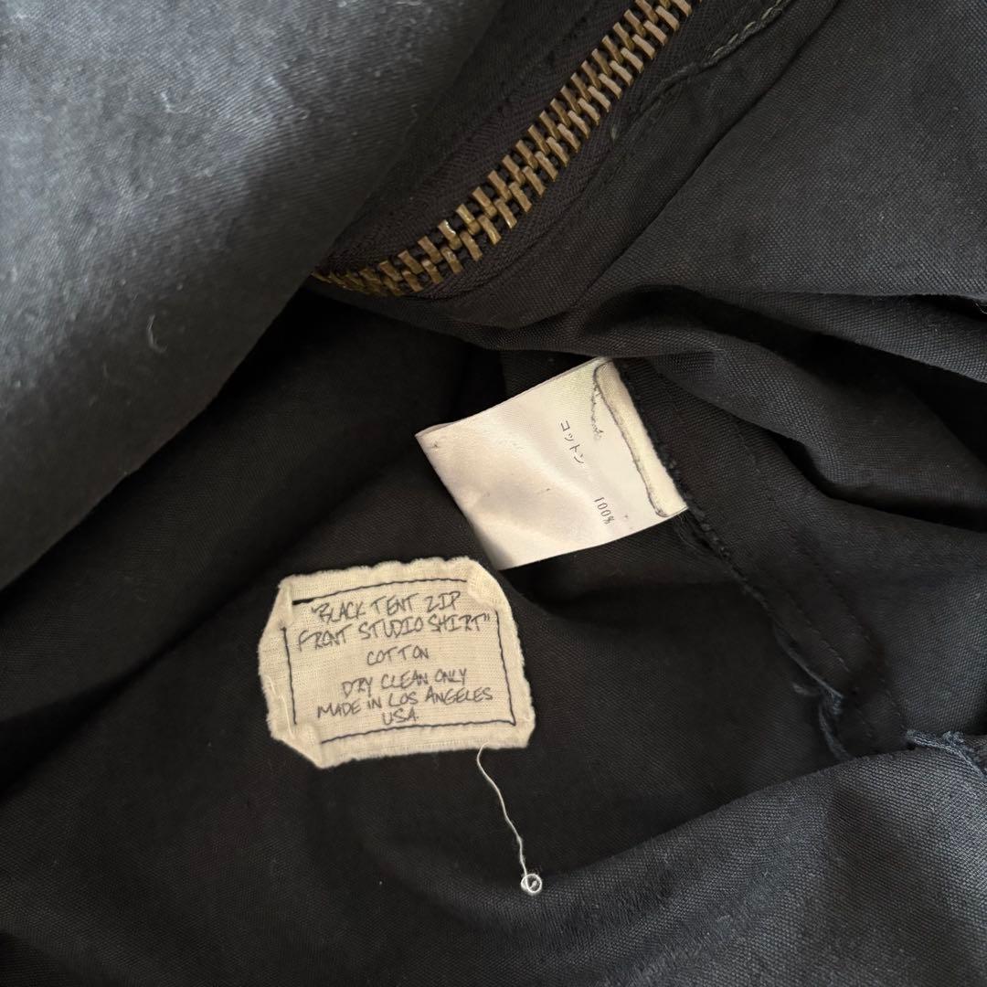 トップス GREG LAUREN Tent Zip Front Studio Shirt