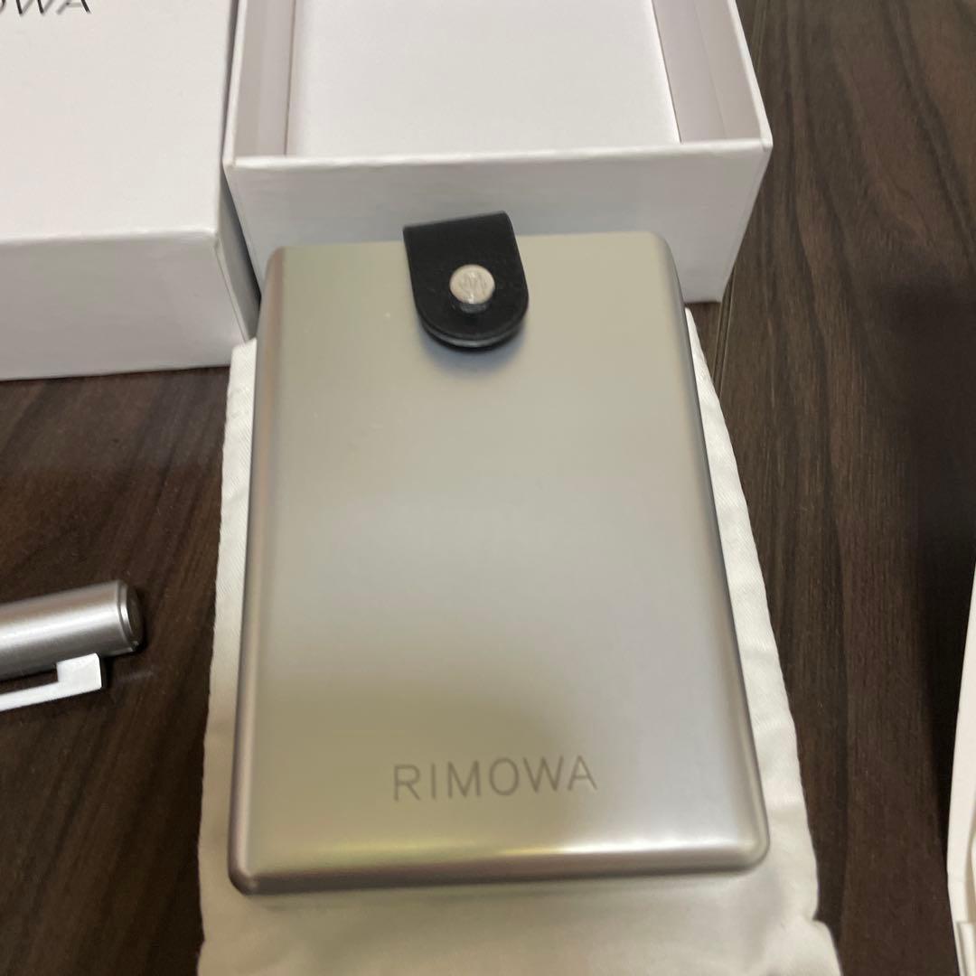 【極美品】RIMOWA ORIGINAL クロスボディ19 シルバー非売品セット