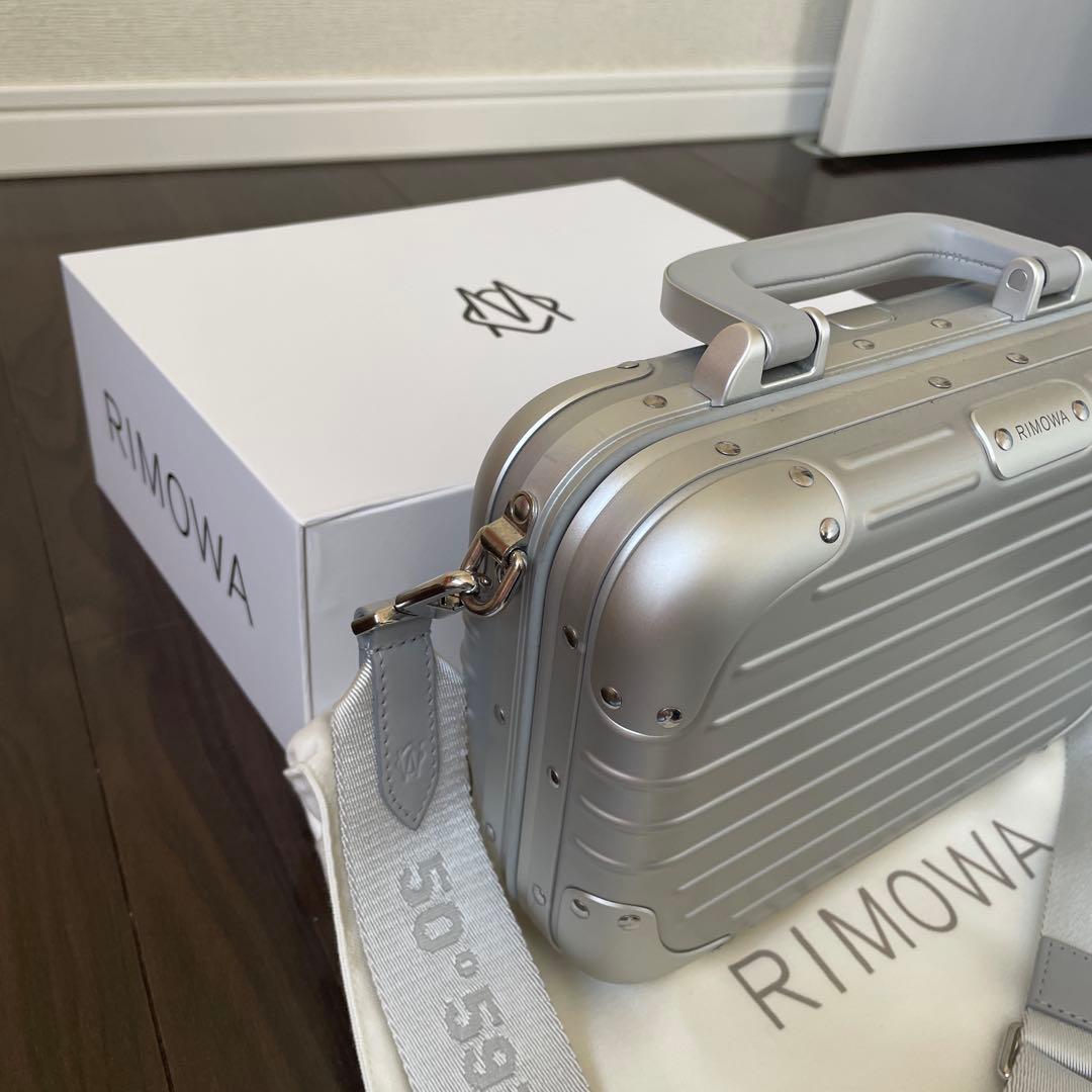 【極美品】RIMOWA ORIGINAL クロスボディ19 シルバー非売品セット