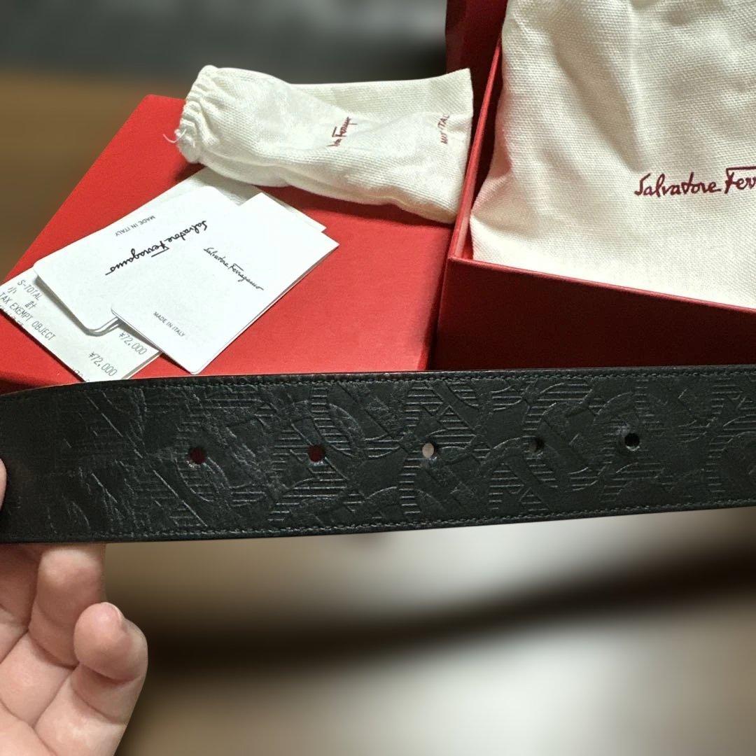 フェラガモ　ベルト　メンズ黒　ブラック