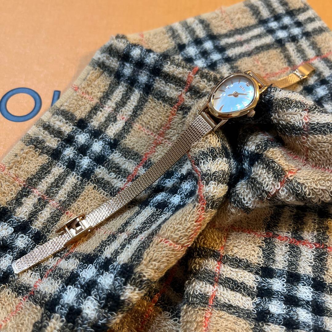 ete ダイヤモンド ジェムフェイス メッシュベルト ウォッチ