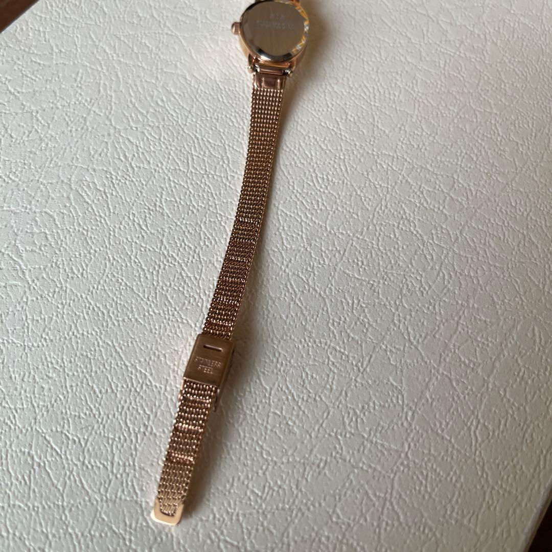 ete ダイヤモンド ジェムフェイス メッシュベルト ウォッチ