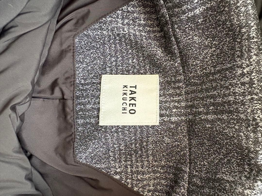 特価！TAKEO KIKUCHI フード付き中綿ジャケット グレー