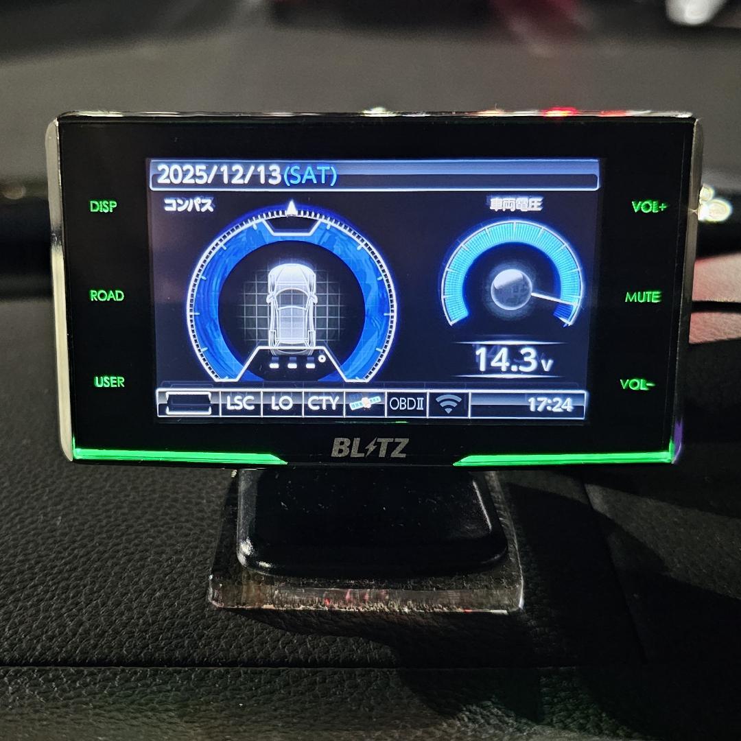 BLITZ TL311R レーダー探知機（ODB2アダプター・直接配線コード付）