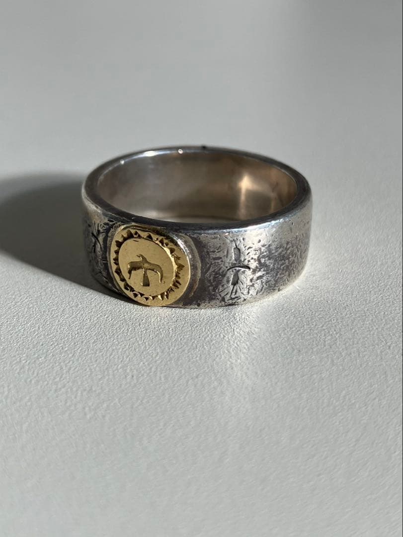 goro's 平打ちリング19号 ゴローズ OLD 腹メタル