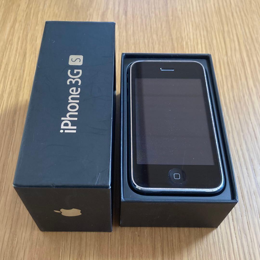 iPhone3GS 16GB ブラック 箱＋充電ケーブル付【初期化済】
