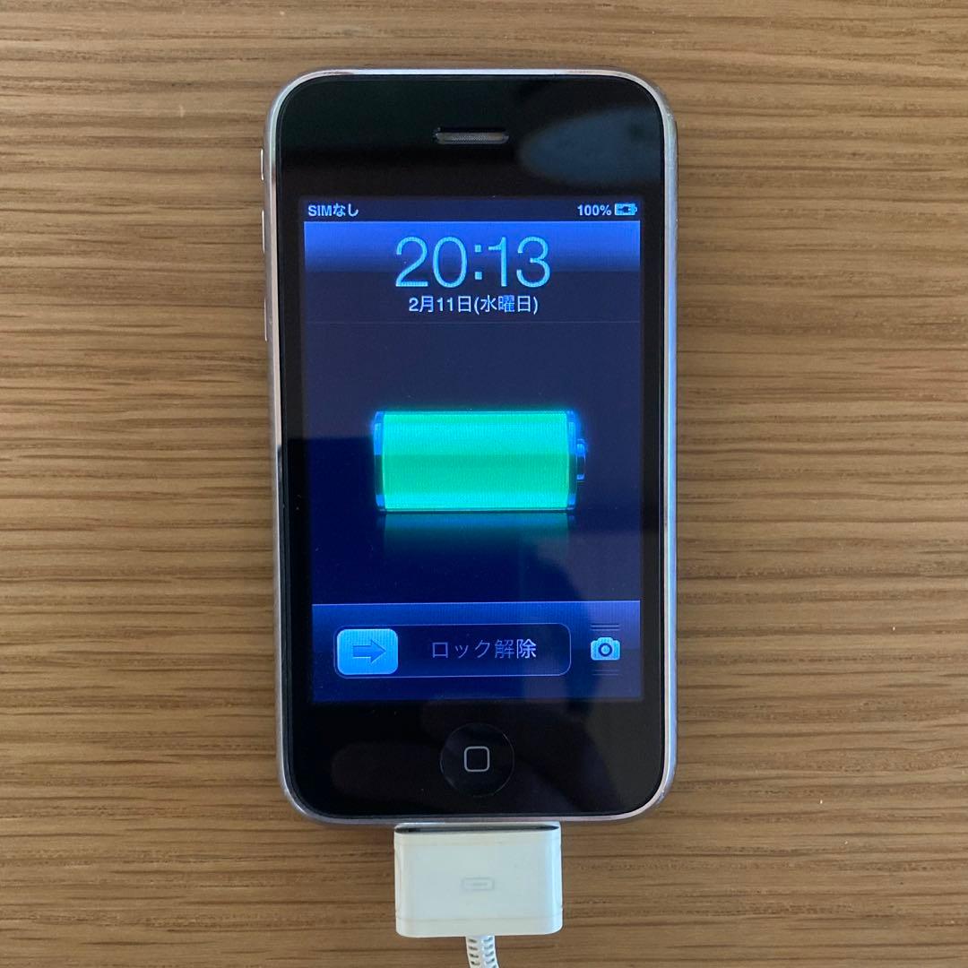 iPhone3GS 16GB ブラック 箱＋充電ケーブル付【初期化済】