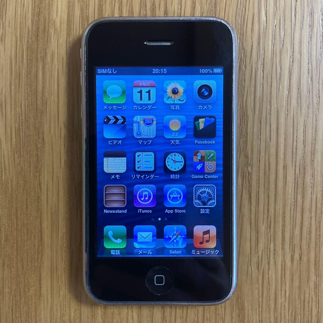 iPhone3GS 16GB ブラック 箱＋充電ケーブル付【初期化済】