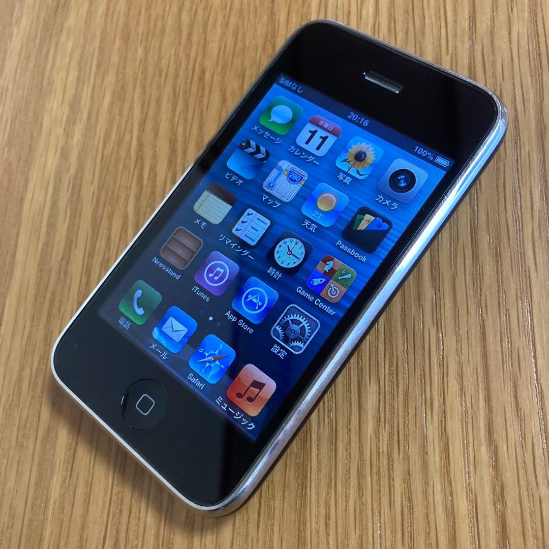 iPhone3GS 16GB ブラック 箱＋充電ケーブル付【初期化済】