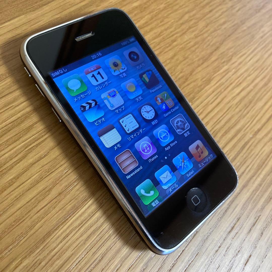 iPhone3GS 16GB ブラック 箱＋充電ケーブル付【初期化済】