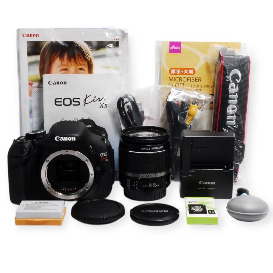 ❣️初心者の方にもオススメ❣️Canon Kiss X5 デジタル一眼レフカメラ