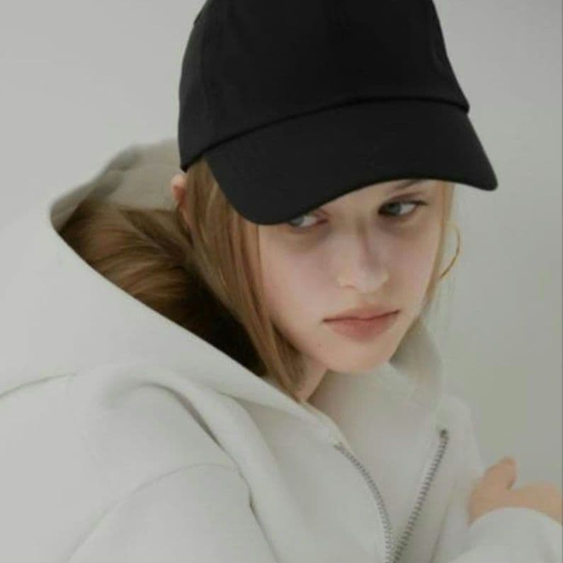 maison de dolce. point cap ブラック　撥水