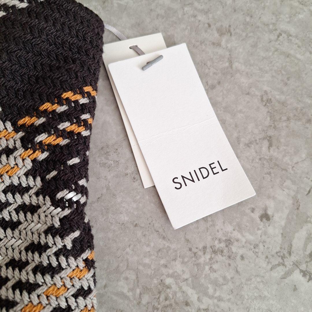 新品　SNIDEL スナイデル ロービング チェック ロング スカート