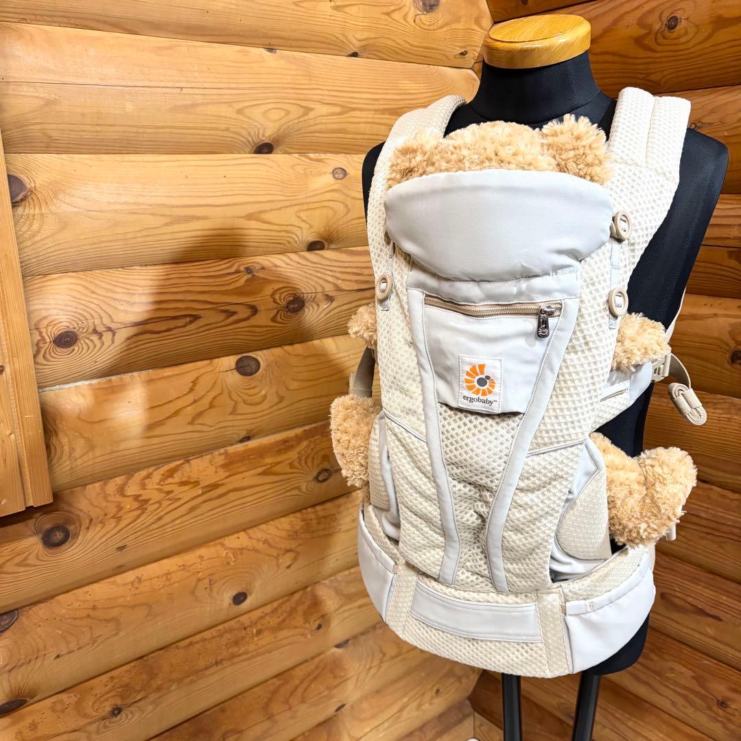 【美品】ergobaby OMNI BREEZE サンドベージュ 抱っこ紐