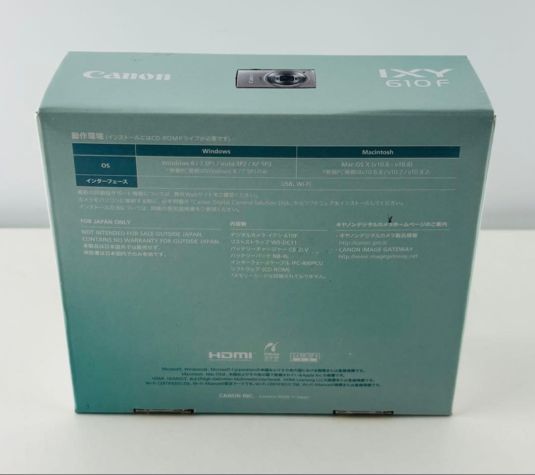 極美品 canon IXY610F キャノン デジタルカメラ コンデジ ピンク