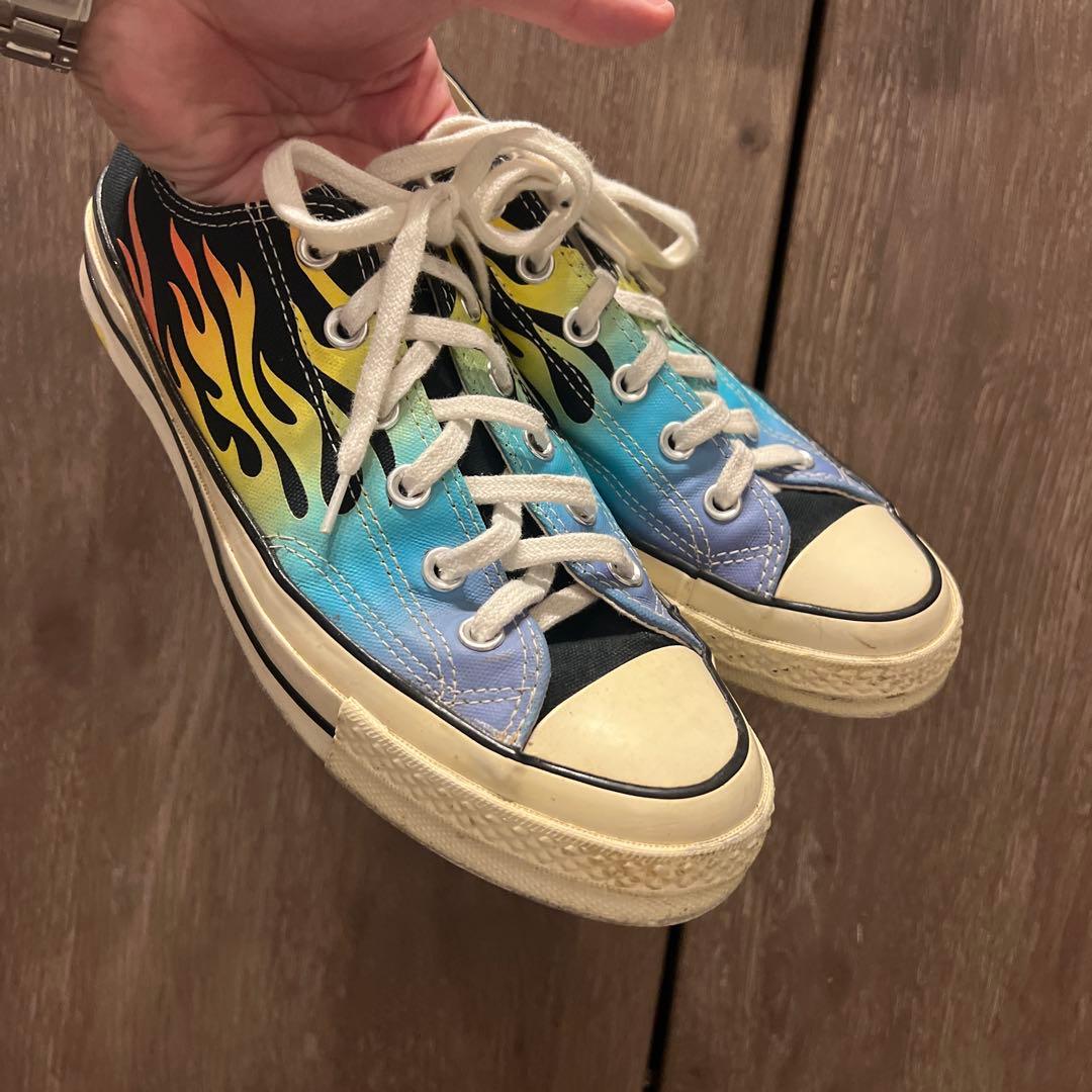 ct70 チャックテイラー　ファイヤーパターン　フレイム