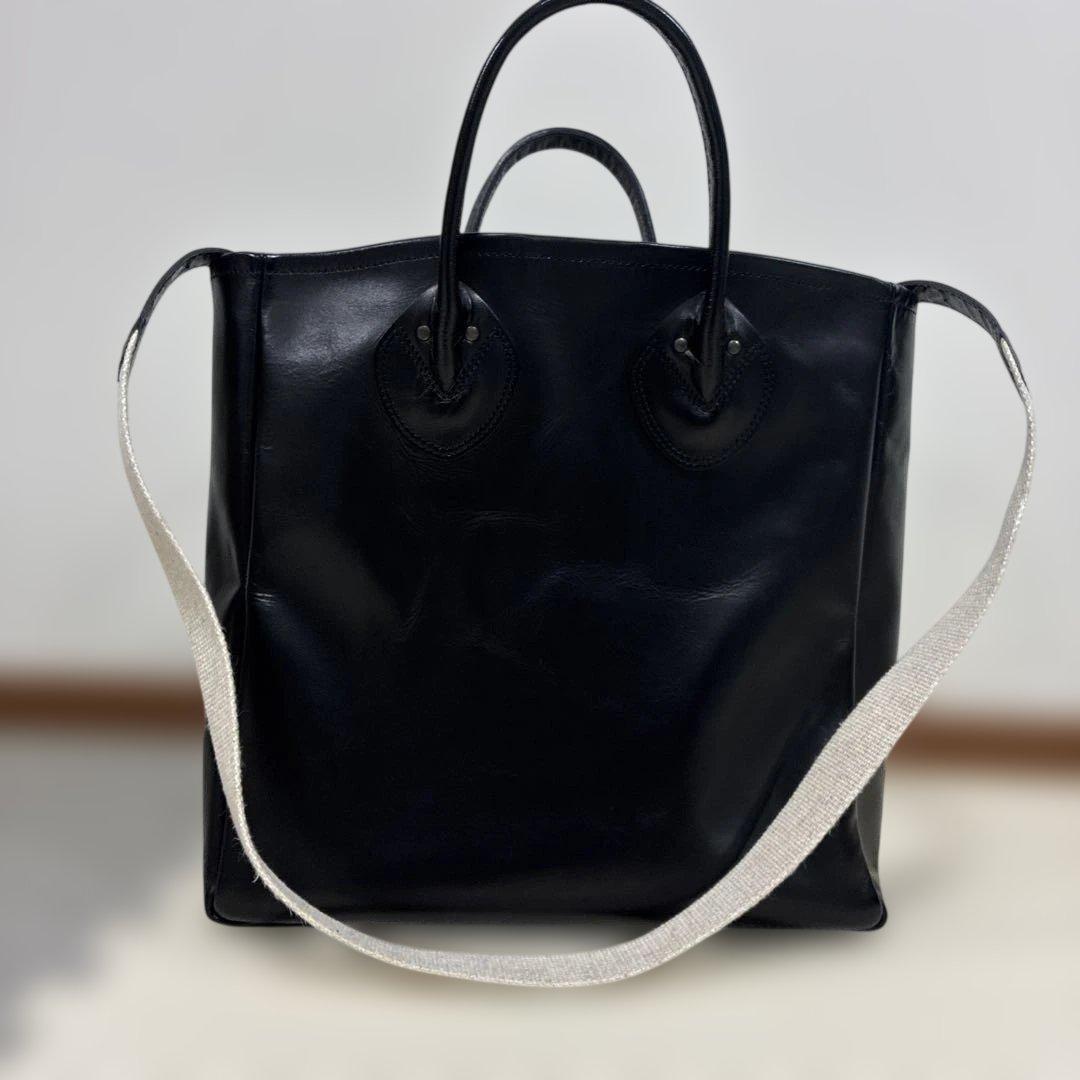 MOTO×BEAMS PLUS 別注 ホースフロントレザー キャリーオール　S