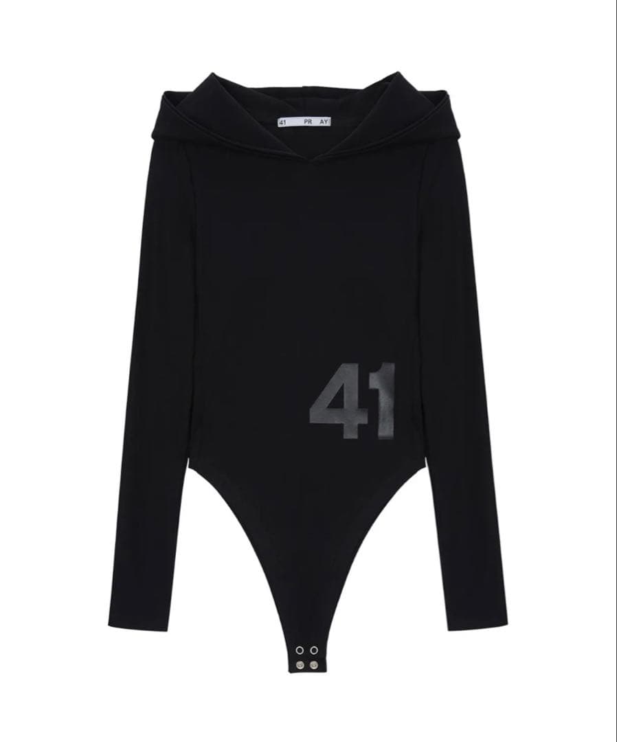 41pray Hoodie Bodysuit Black シズニルック