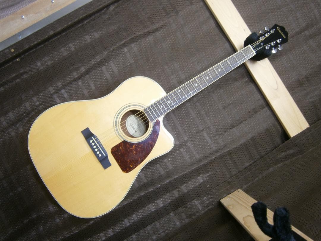 期間限定特価・エピフォン＜AJ-220SCE＞トップ単板・エレアコ