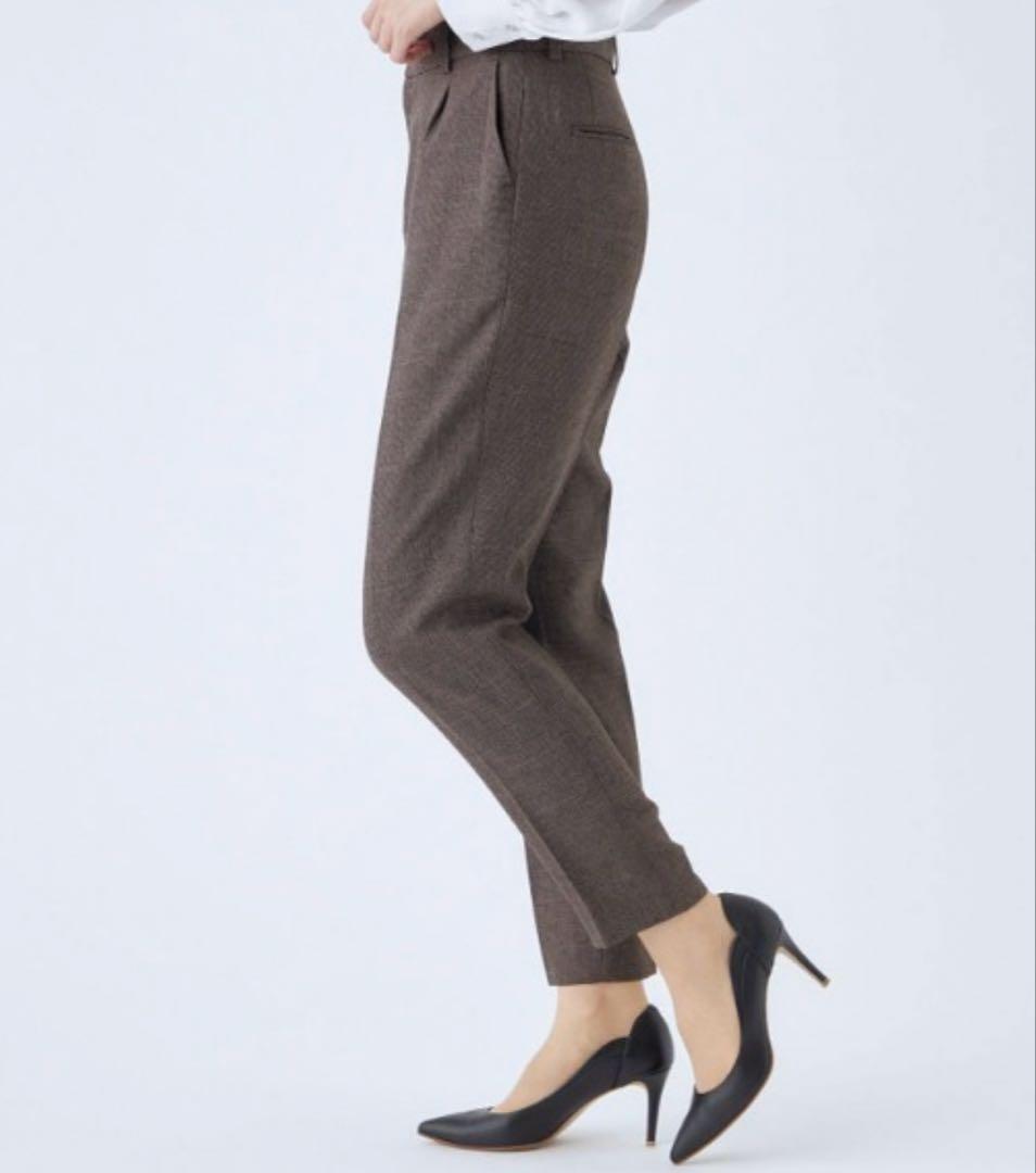 ブラウン ツイード調ビジネススーツ上下セット