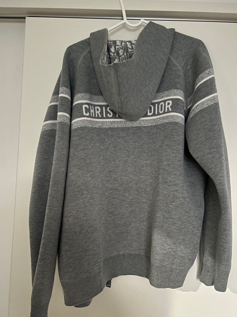 ニット　パーカー　リバーシブル　カーディガン　ディオール