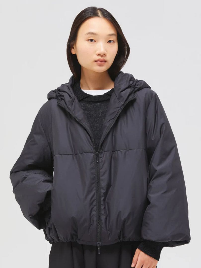 フード付きダウンジャケット　ブラック(Black 99A)