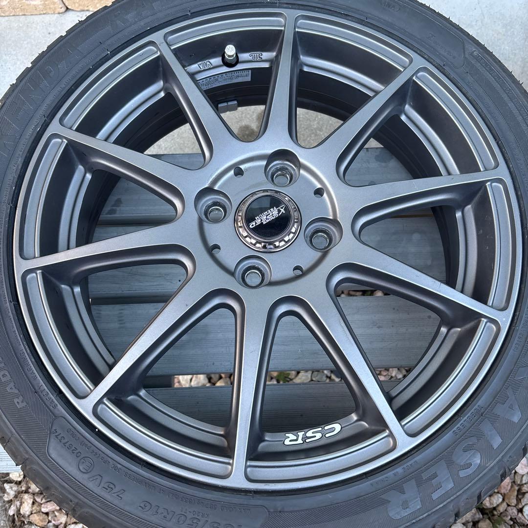 タイヤ・ホイール 16X5J HOT STUFF CSR, 165/50R16 KR20