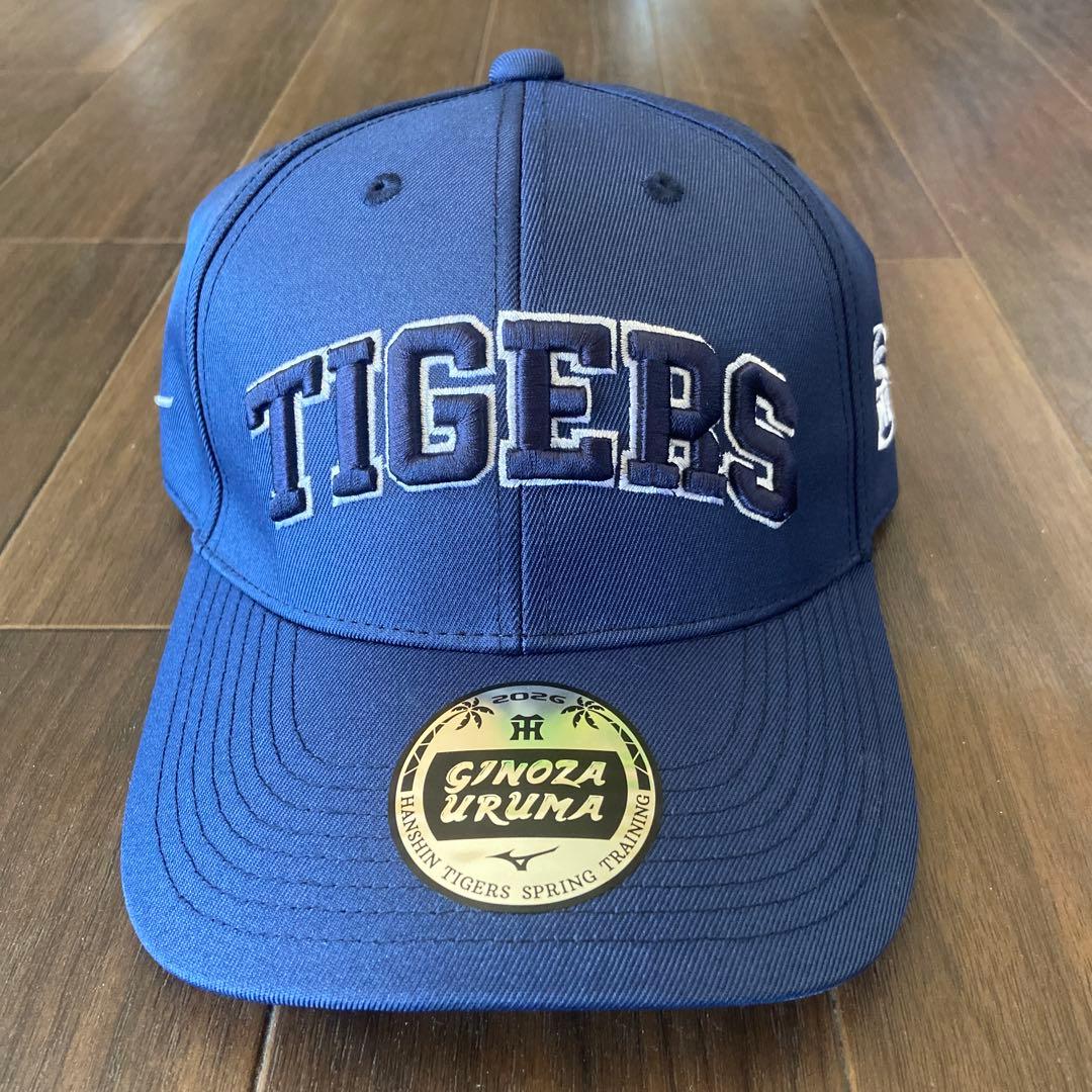 阪神 2026 宜野座うるまキャンプ Mizuno社製 キャップ ネイビー