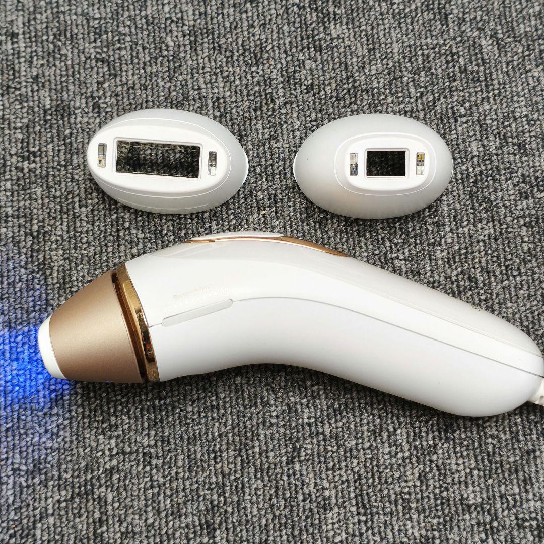 美品　ブラウン　シルクエキスパートPRO5 脱毛機 脱毛器 3アタッチメント