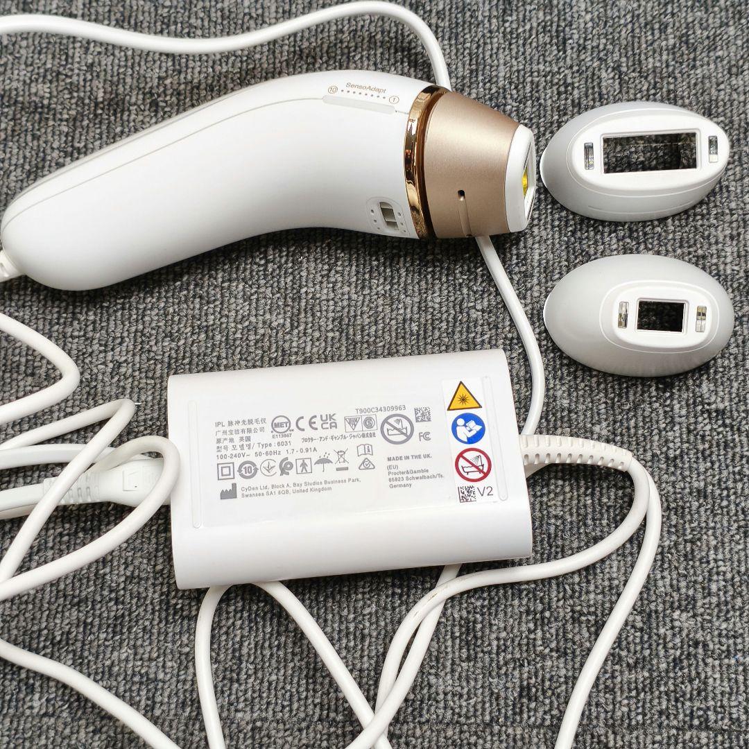 美品　ブラウン　シルクエキスパートPRO5 脱毛機 脱毛器 3アタッチメント