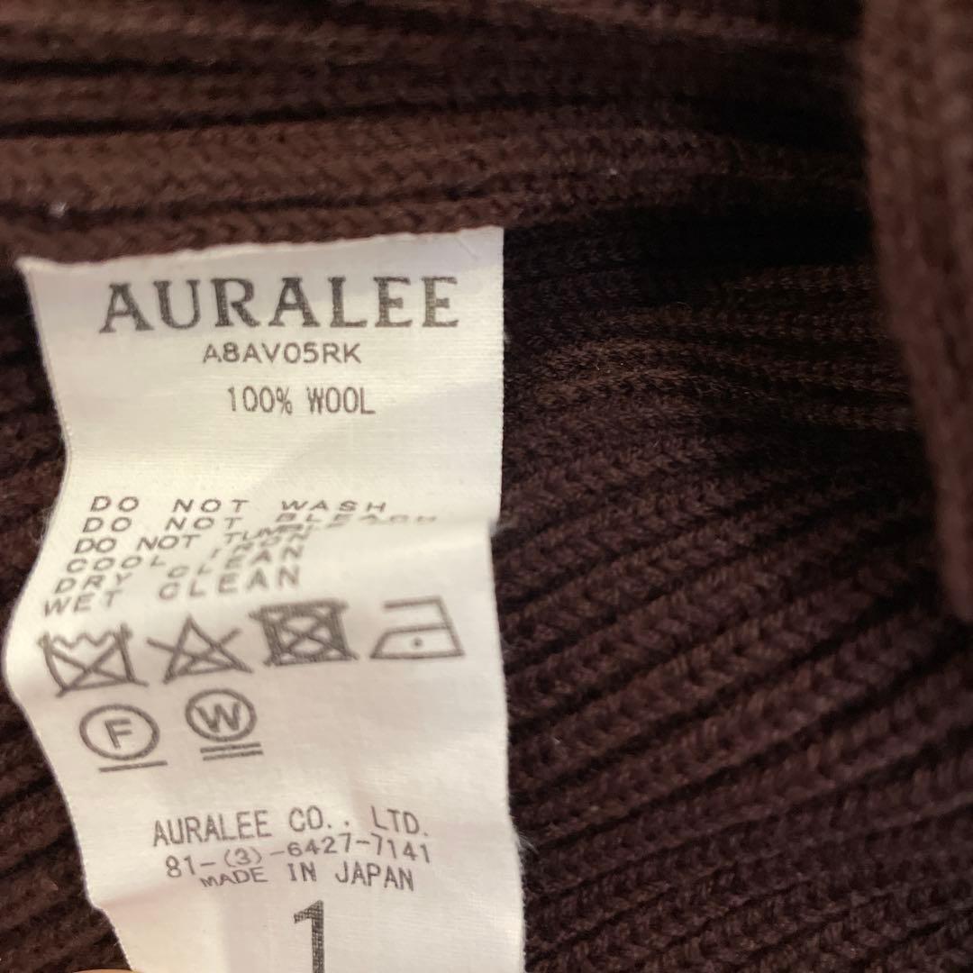AURALEE オーラリー　Vネックセーター