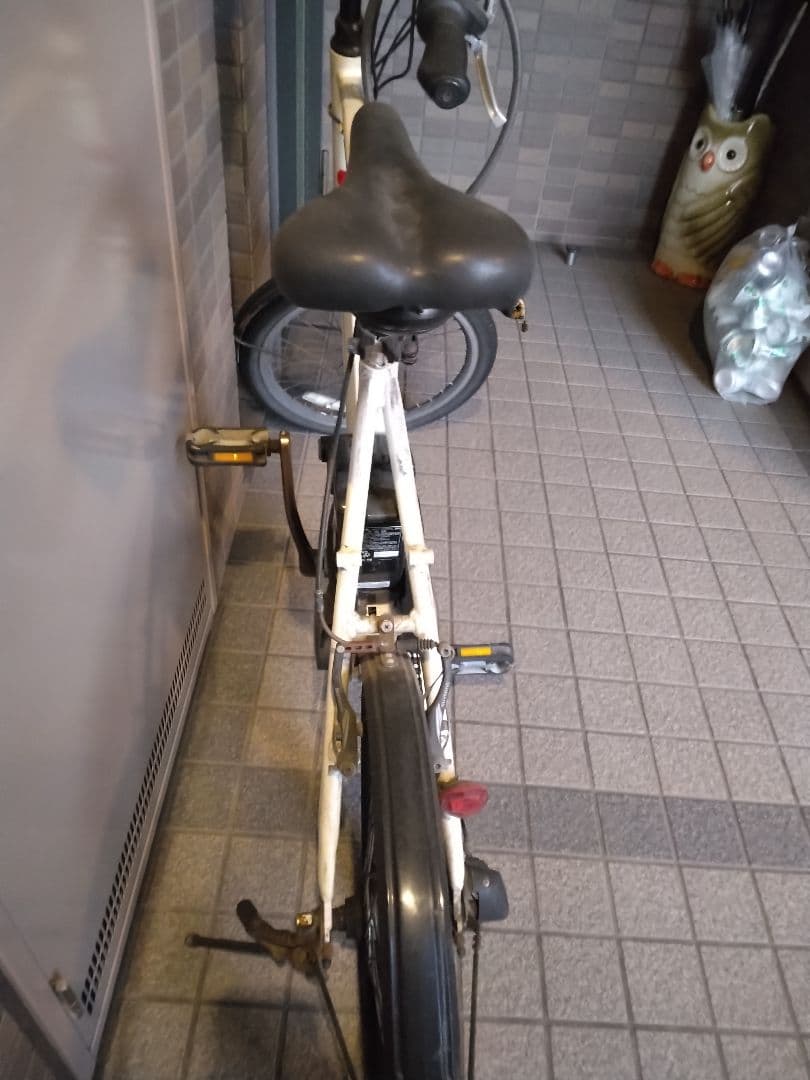 【ジャンク品】パナソニック製　ホワイト 電動アシスト自転車 スポーツタイプ