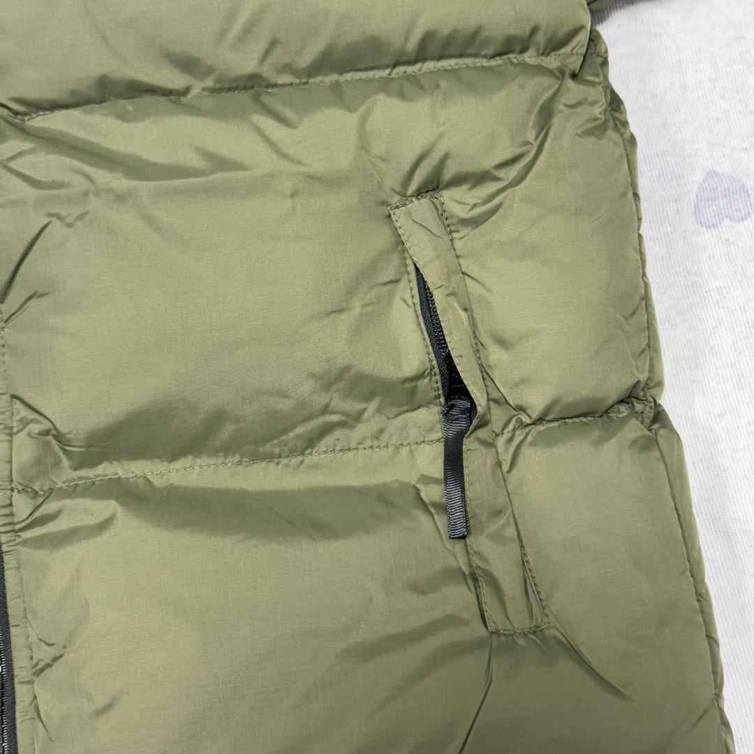 ダウンジャケット オリーブグリーン/ブラック