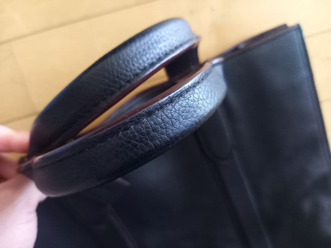 ★美品★coach スクエアトートバッグ　A４黒　ビジネス