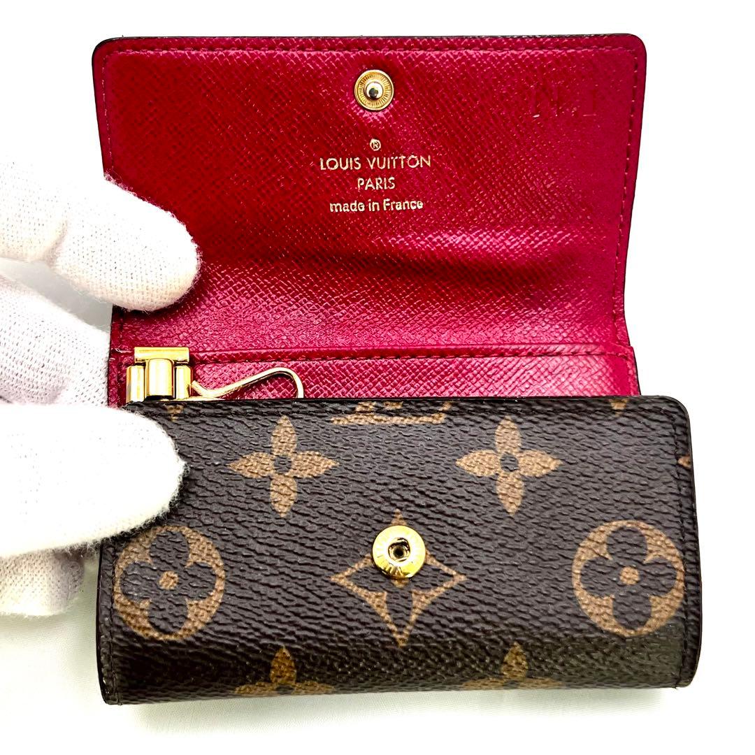 ルイヴィトン モノグラム ミュルティクレ6 フューシャ キーケース