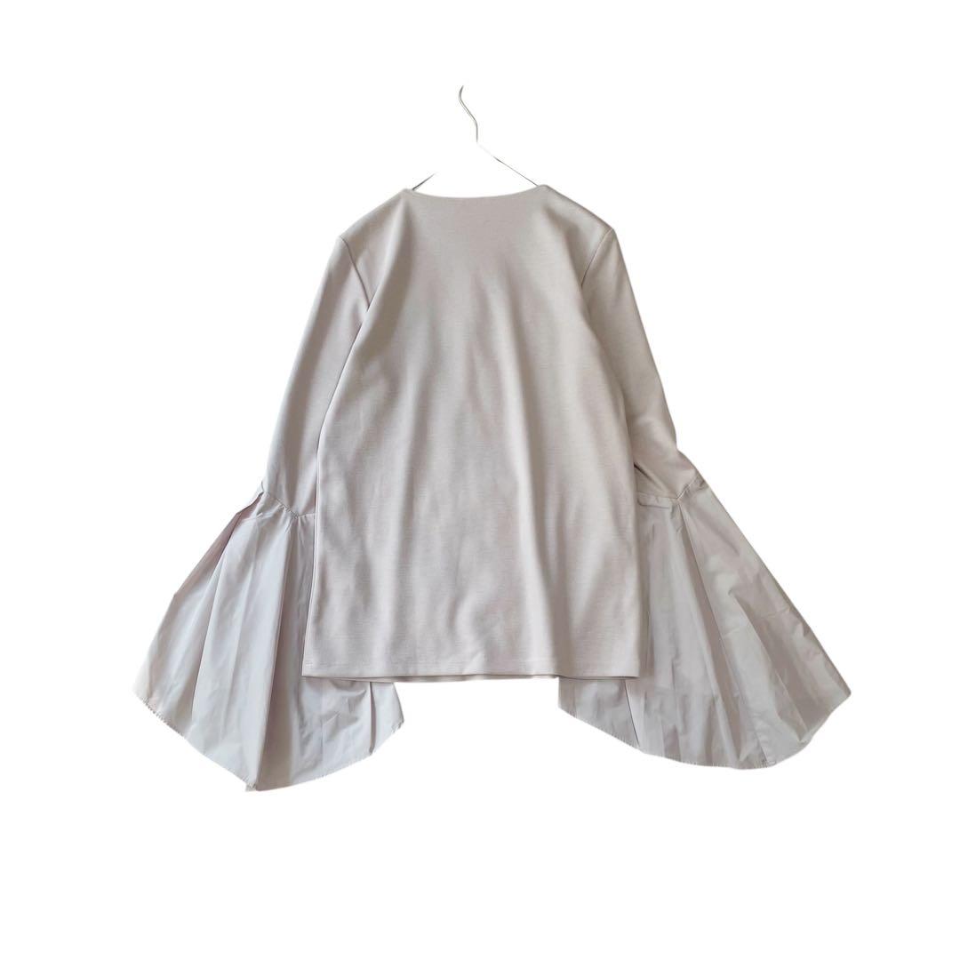 【近藤千尋さん着用】✨未使用級✨LE PHIL タフタコンビカットソー ベージュ