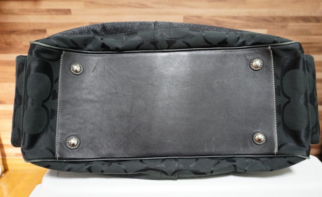 COACH ボストンバッグ 黒 美品 中古 数回使用