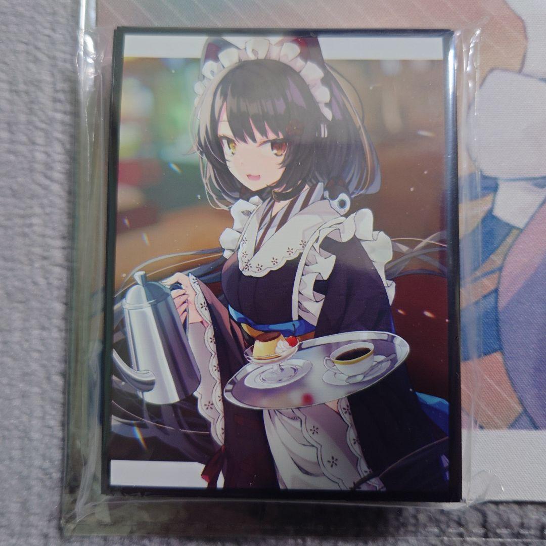 α1 にじさんじ プリン&和装メイド 戌亥とこ スリーブ&プレイマット