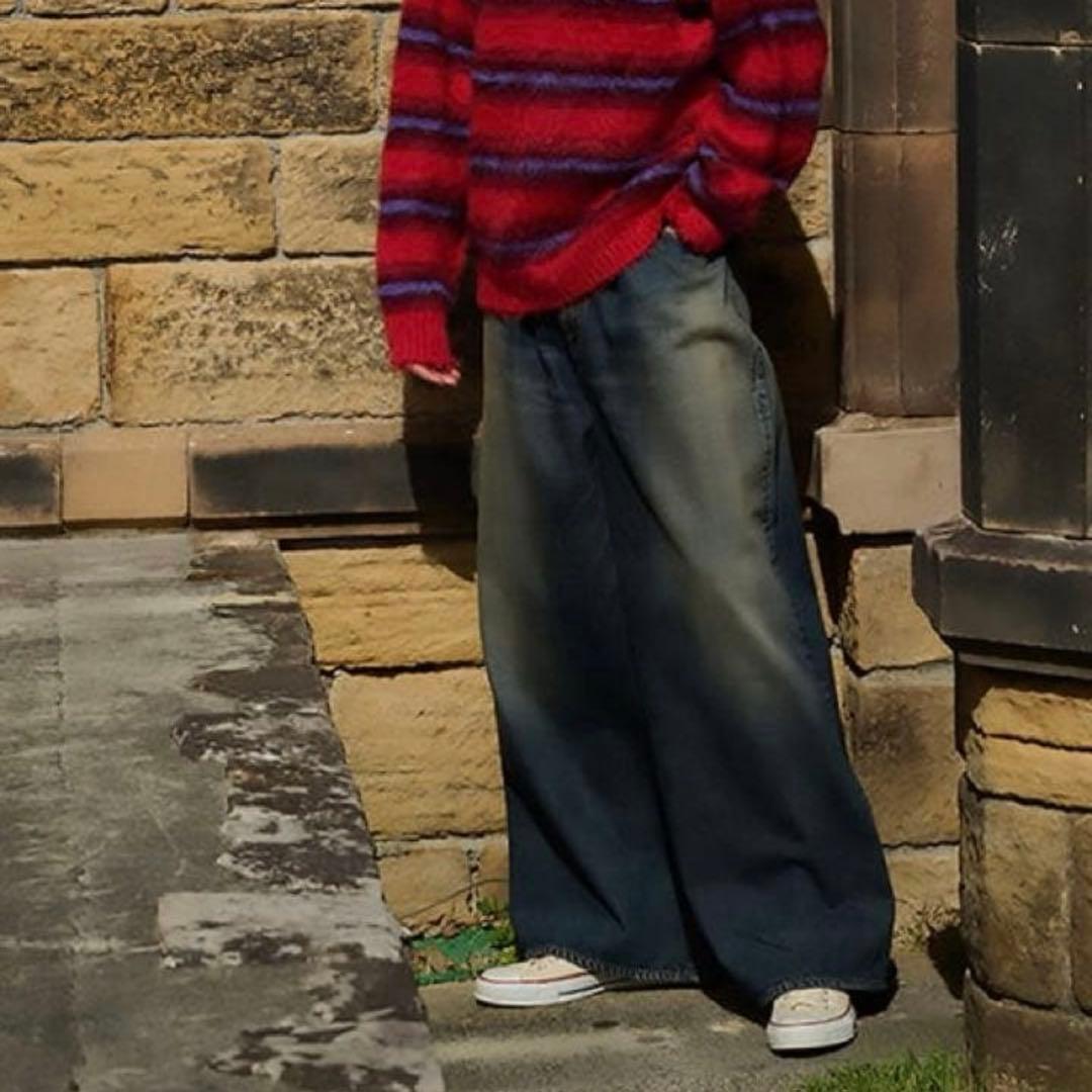 【着画あり】minedenim Giant Buggy Denim デニムパンツ