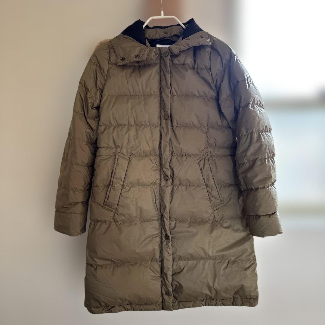 最終お値下げしました！NANGAダウン フード付き ロングダウンジャケット