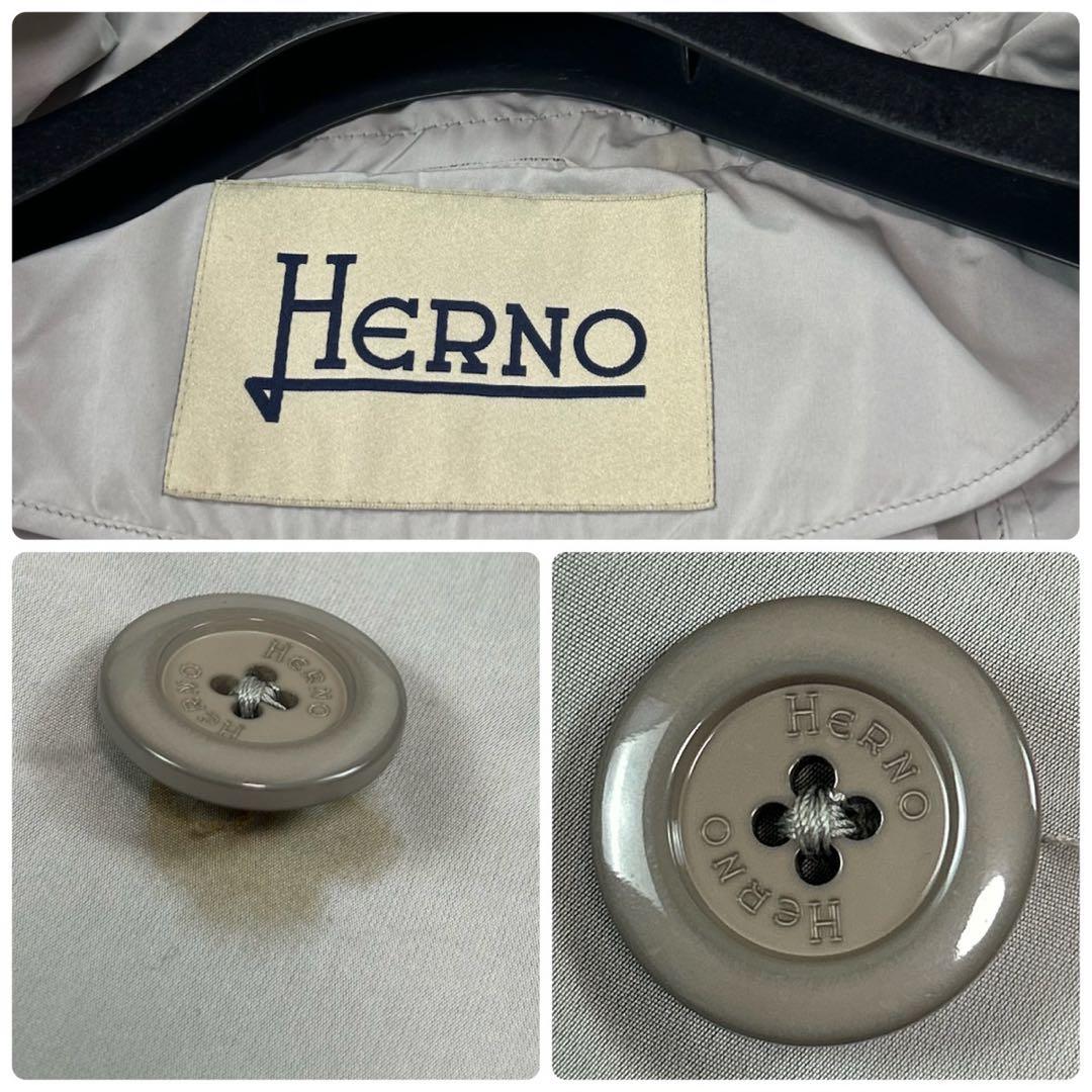 J895 新品未使用 2XL ヘルノ ナイロンジャケット グレー レディース