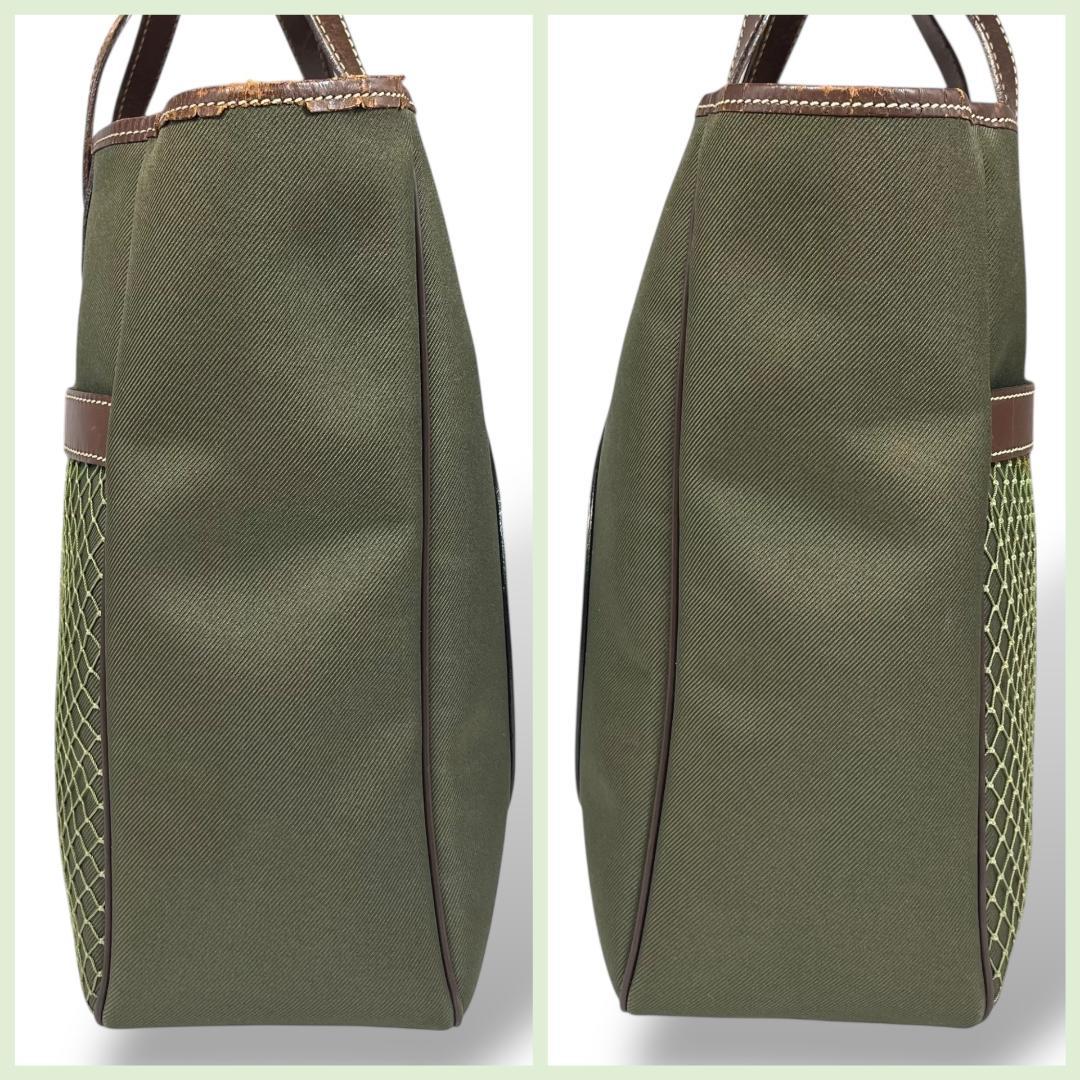 ハンティングワールド サファリトゥデイ トートバッグ グリーン 肩掛け A4