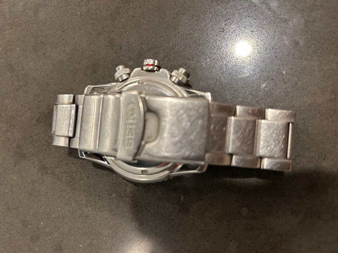 SEIKO セイコー SOLAR ダイバーズ クロノグラフ 大人気 ペプシカラー