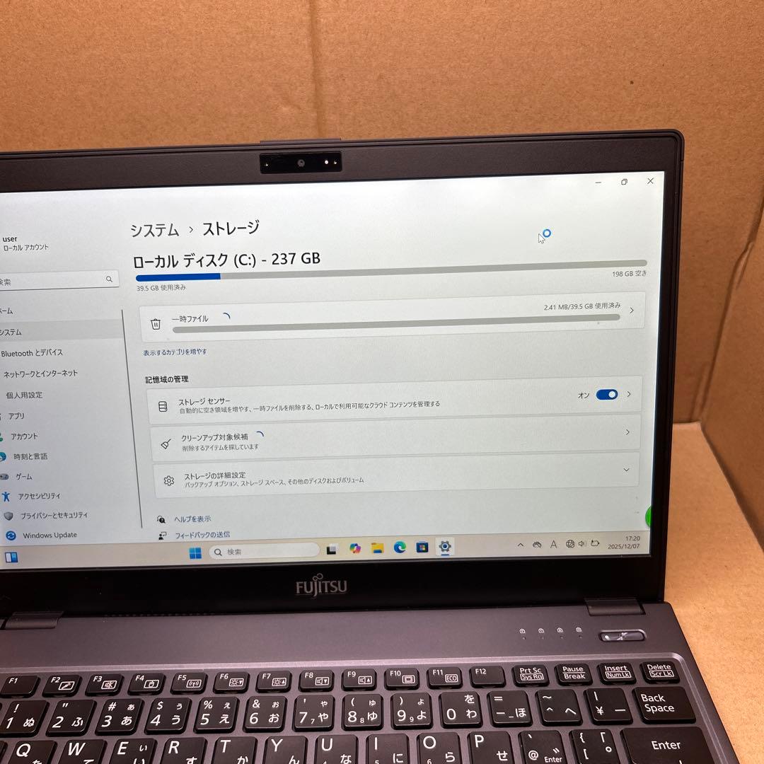 富士通LIFEBOOK U938 13.3インチ 8GB /256GB 2018