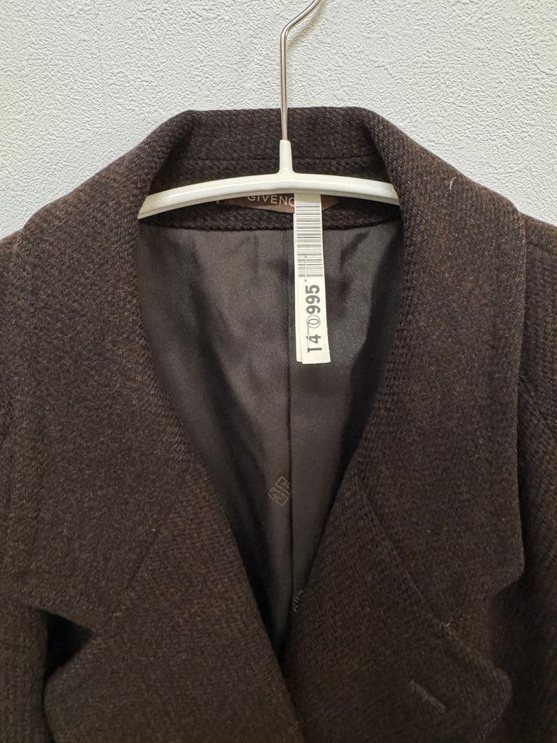 美品　GIVENCHY ブラウン ダブルブレストジャケット