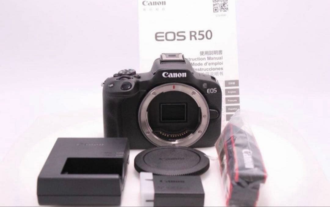 【新品】Canon eos R50 ミラーレス一眼 ボディ